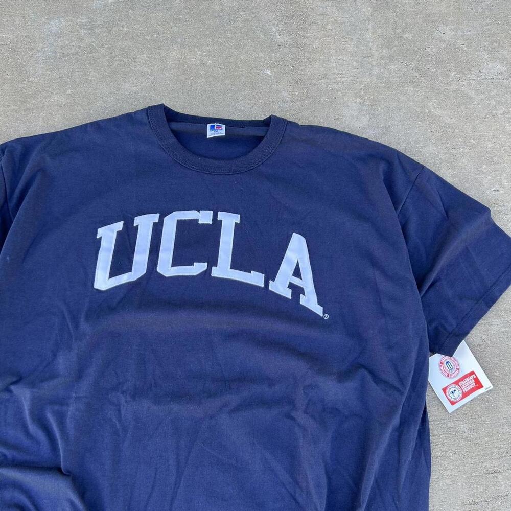 Vintage UCLA Bruins College Deadstock Russell Athletic Made in USA Tee XXL
